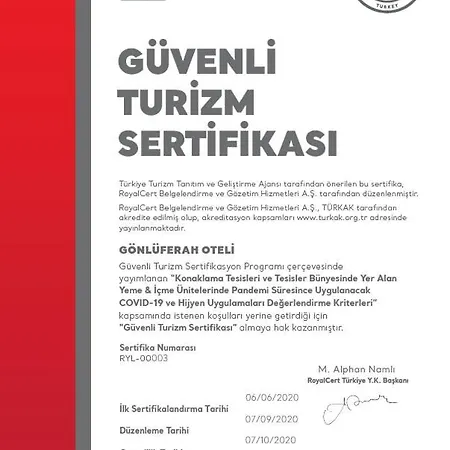 Gonluferah Thermal Szálloda 4*